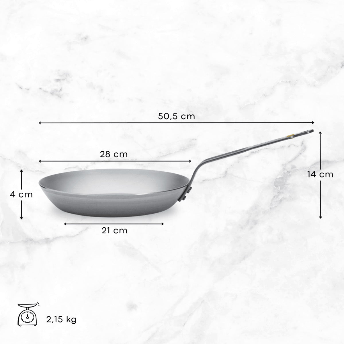 Eisenpfanne Mineral B 28 cm