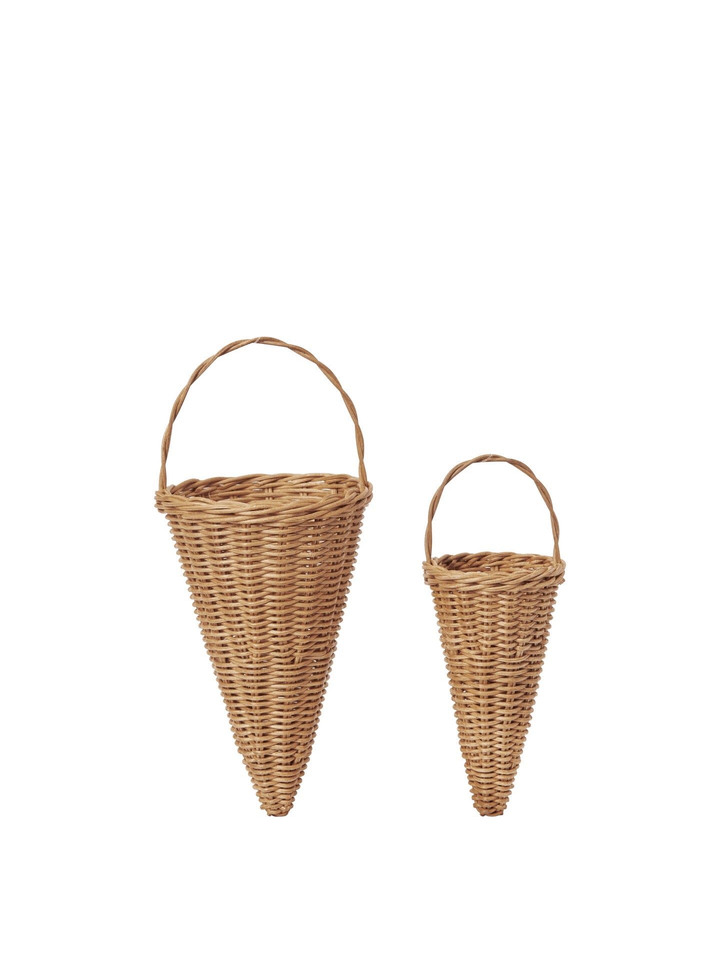 Geflochtene Körbchen Set ( 2 ) Rattan