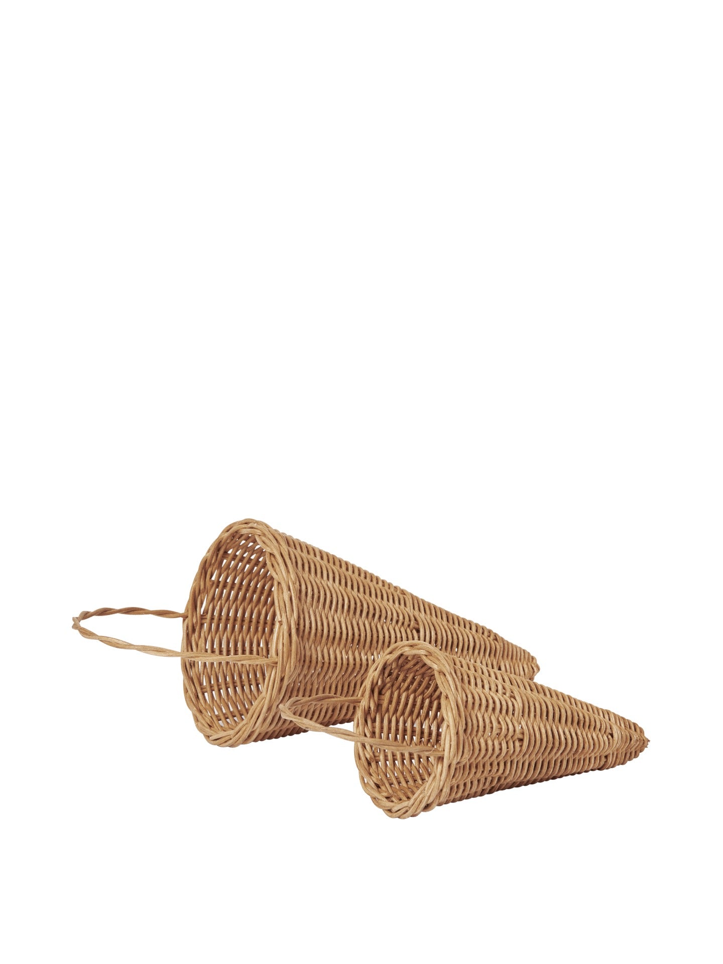 Geflochtene Körbchen Set ( 2 ) Rattan