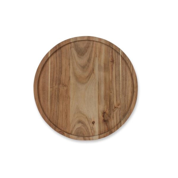 Brett rund 30 cm Natur