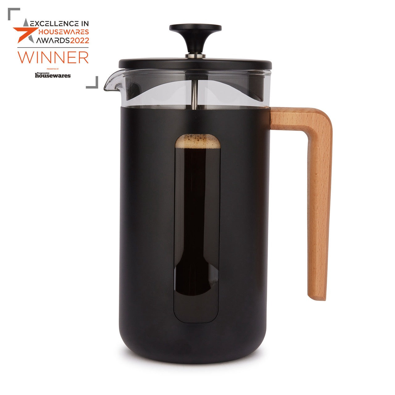 Cafetiera SCHWARZ / Holz 8 er