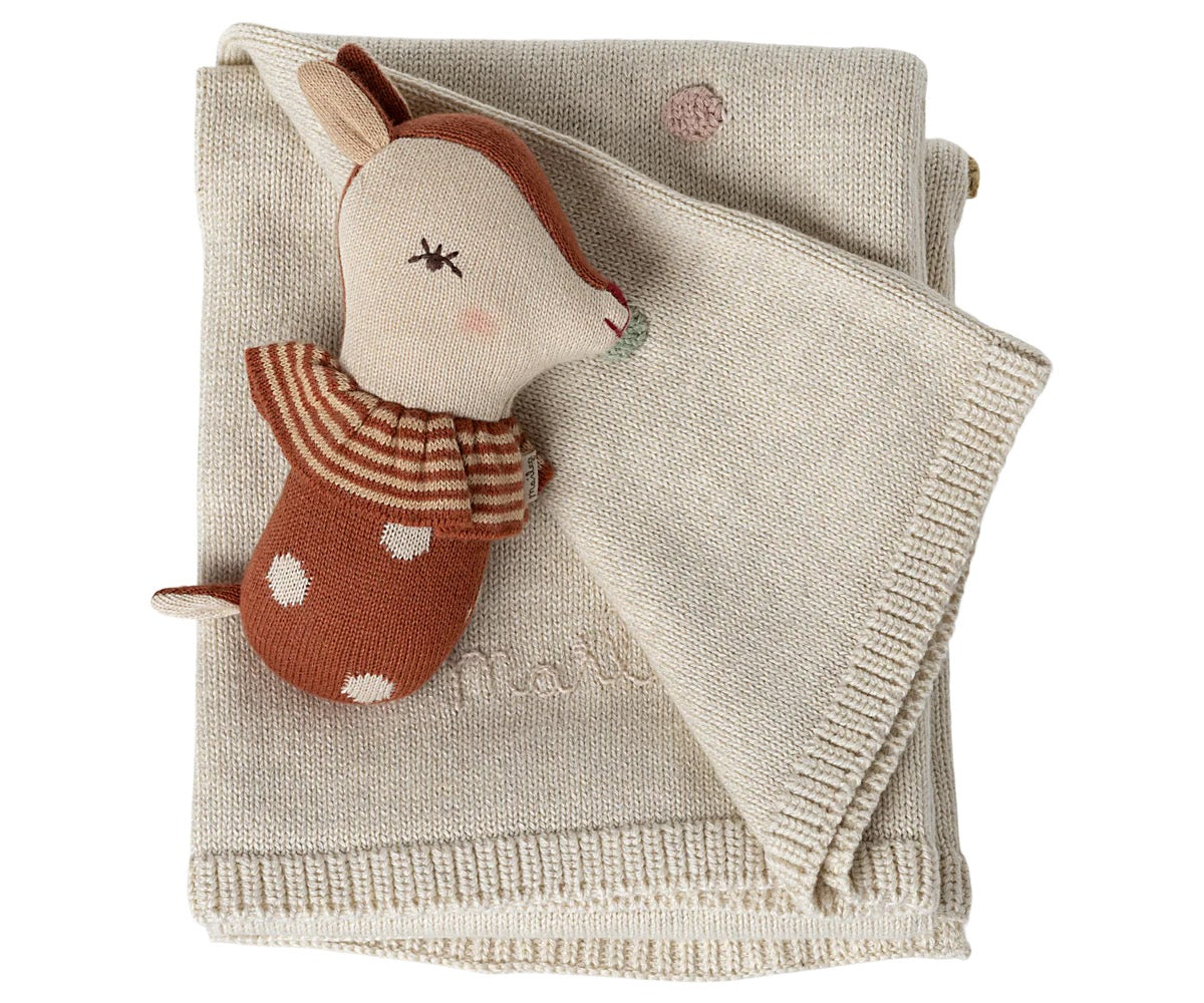 Baby Decke bunte Tupfen