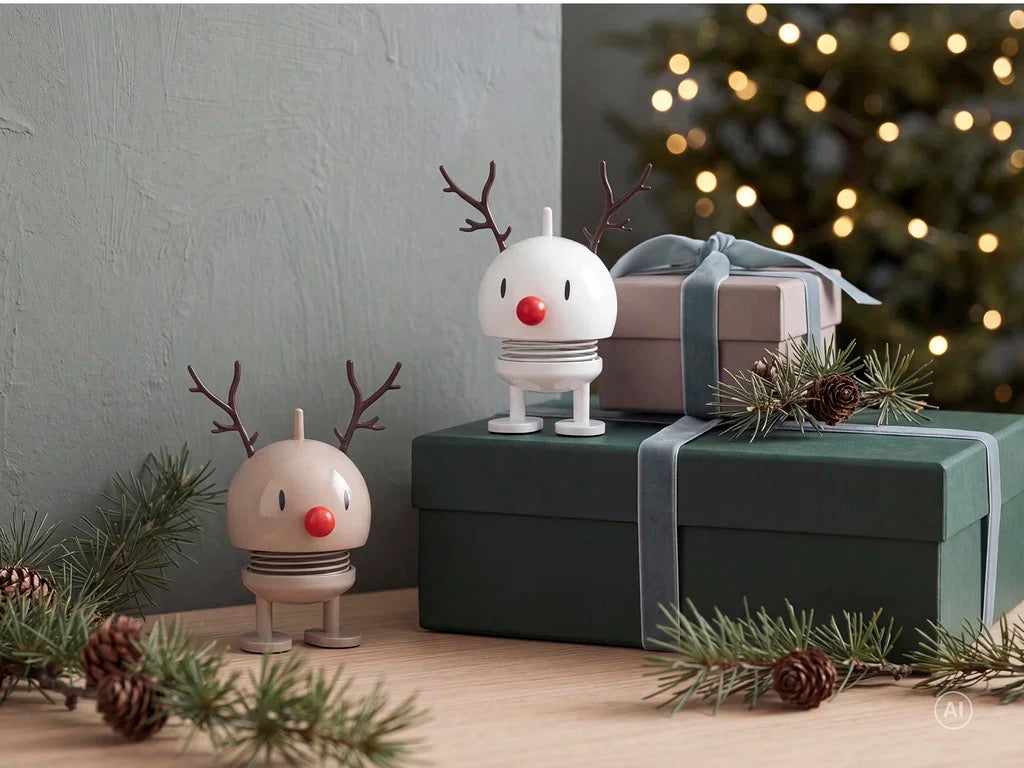 Hoptimist REINDEER Bumble XS LATTE / WEIß Set