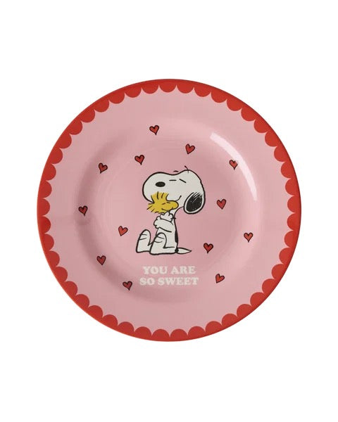 SNOOPY Teller rosa
