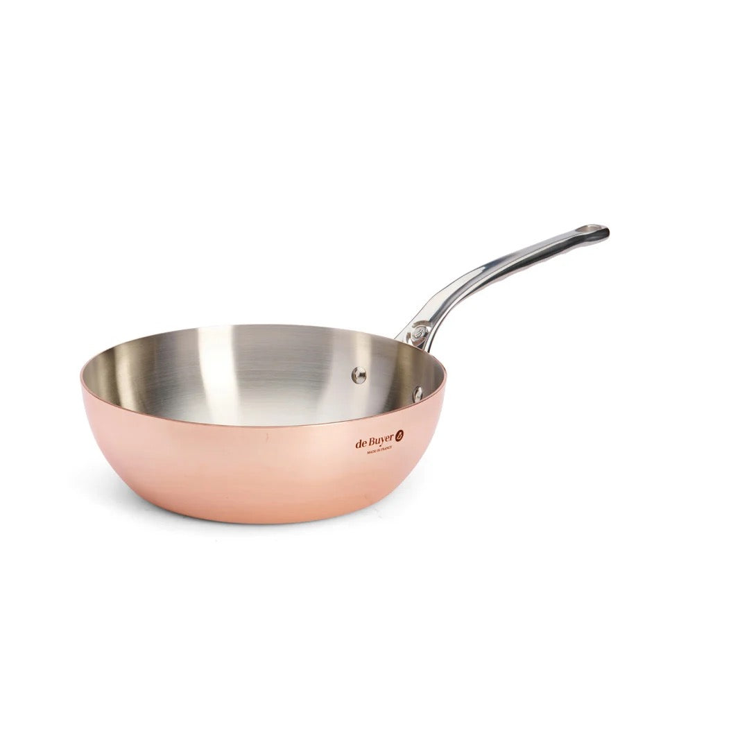 Konische Sauteuse Kupfer 24 cm
