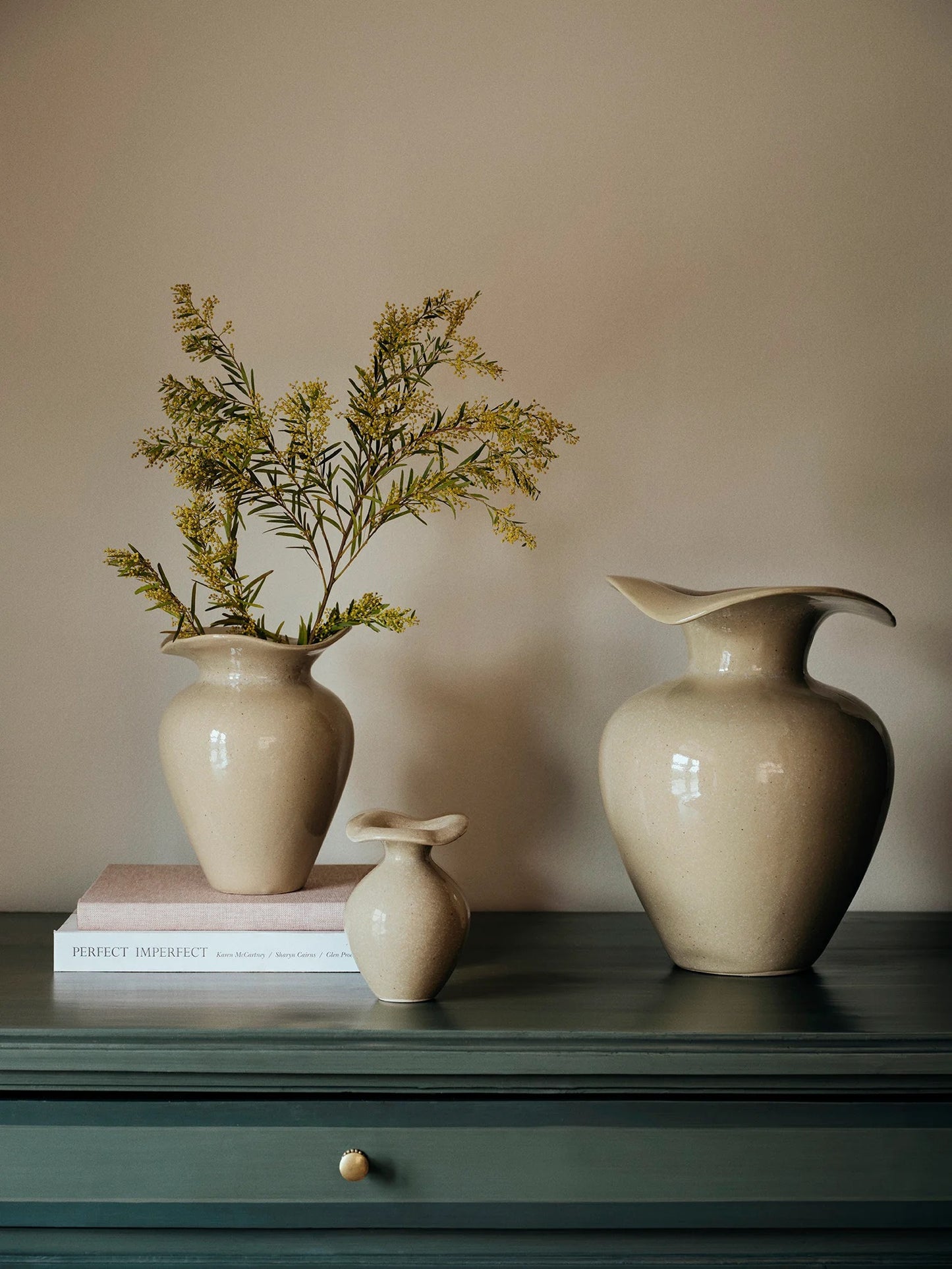 Florentina Vase S Beige