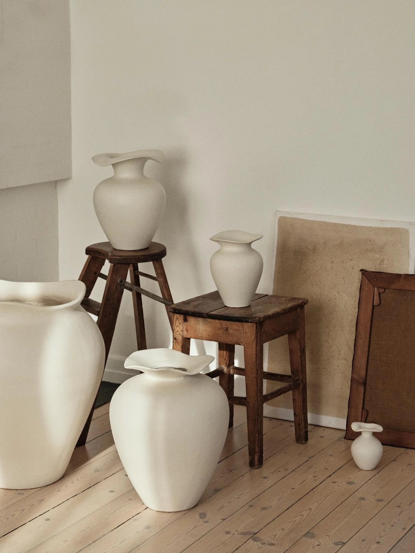 Florentina VAse XS Weiß matt