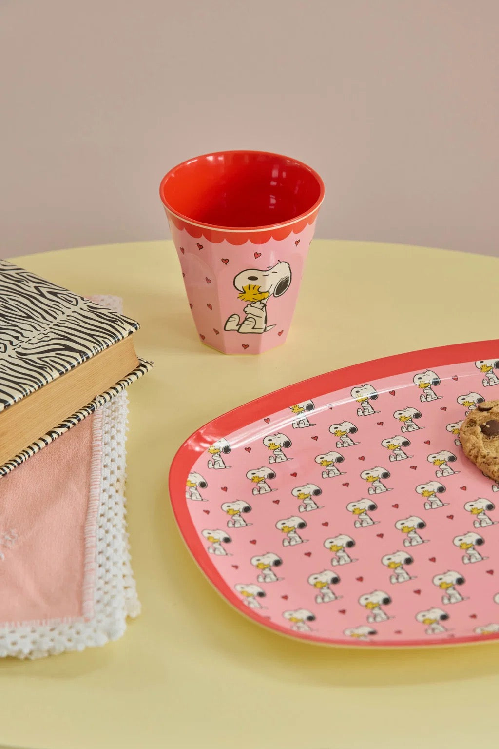 SNOOPY Cup rosa