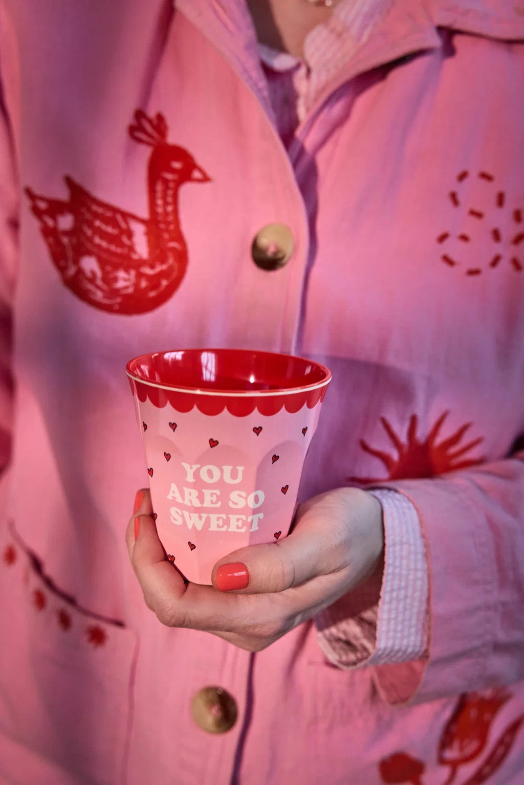 SNOOPY Cup rosa
