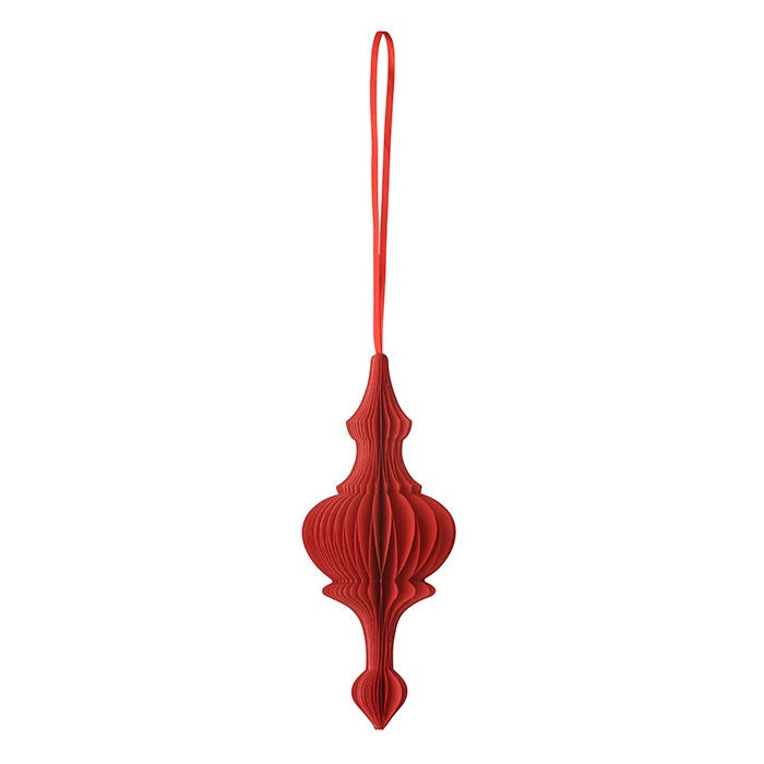 Honeycomb ORNAMENT 30 cm Ruby