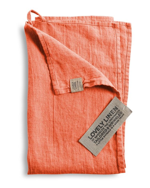 Geschirrtuch LEINEN Peach