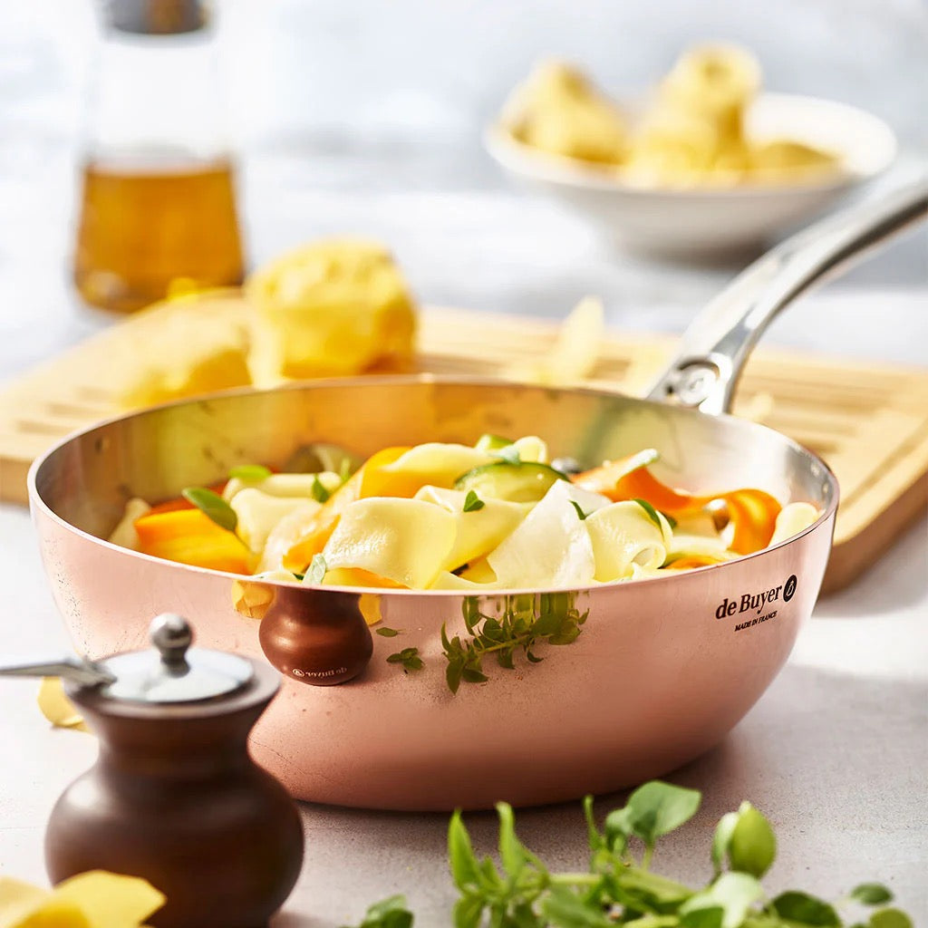 Konische Sauteuse Kupfer 24 cm