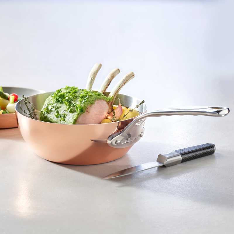 Konische Sauteuse Kupfer 24 cm