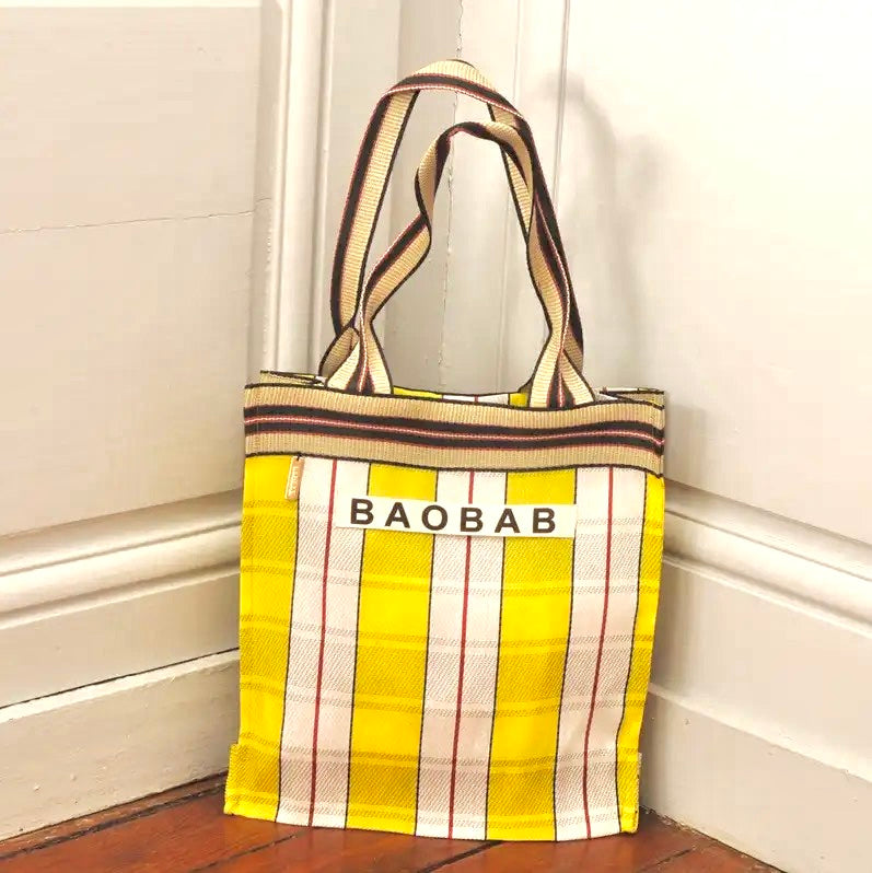 BAO BAG City Yellow/White