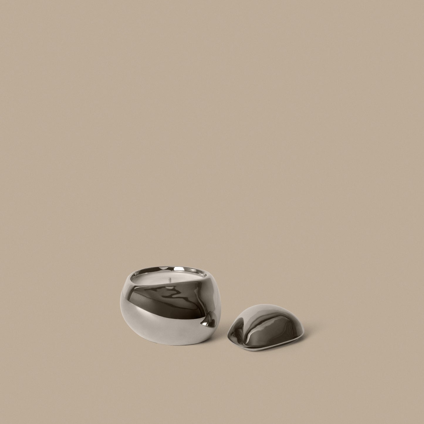 BELLURE Kerze  Dose Silber