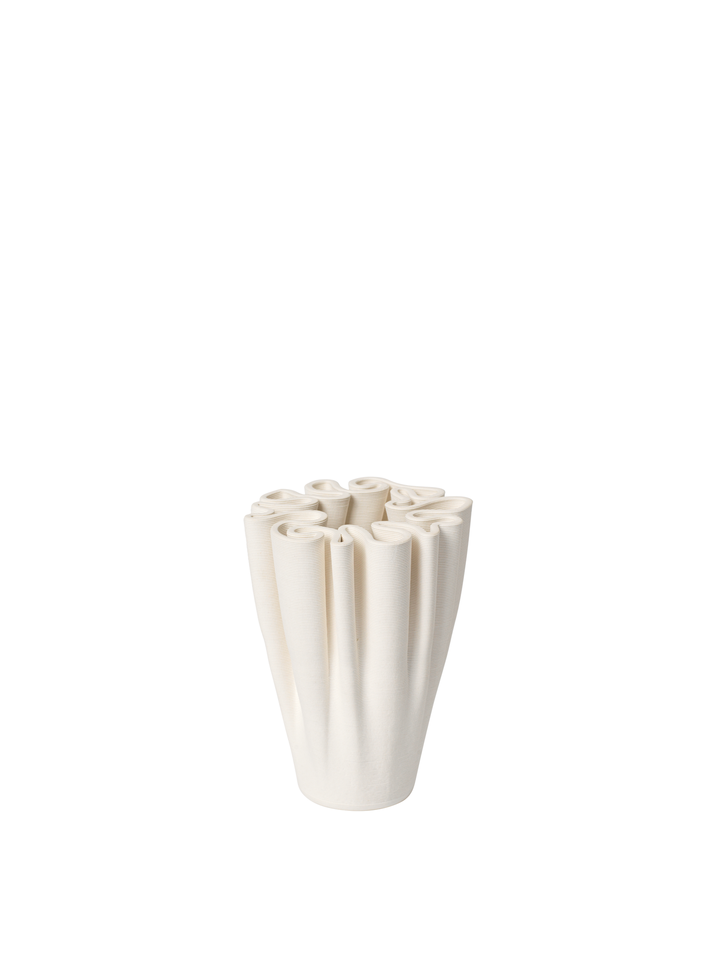 DEDALI Vase 11 cm WHITE OFF