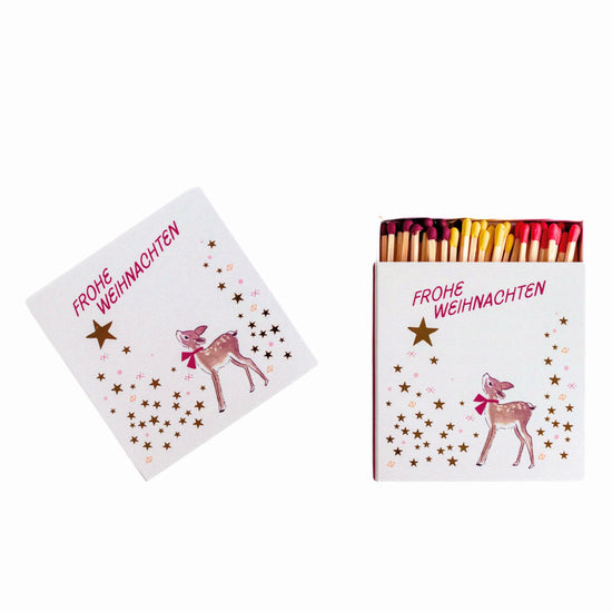 safety matches XL Frohe Weihnachten