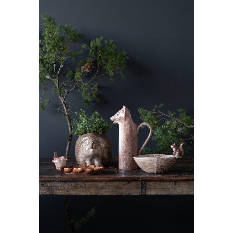 AHORNBLATT Teller m. Vogel