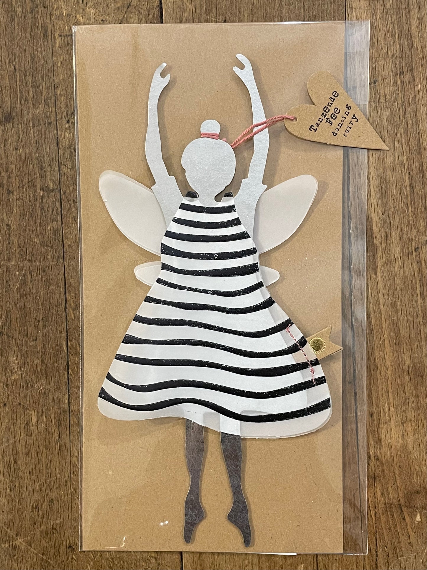 Tanzfee STREIFEN/ schwarz