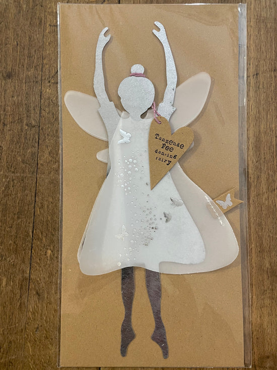 Tanzfee SCHMETTERLINGE / silber