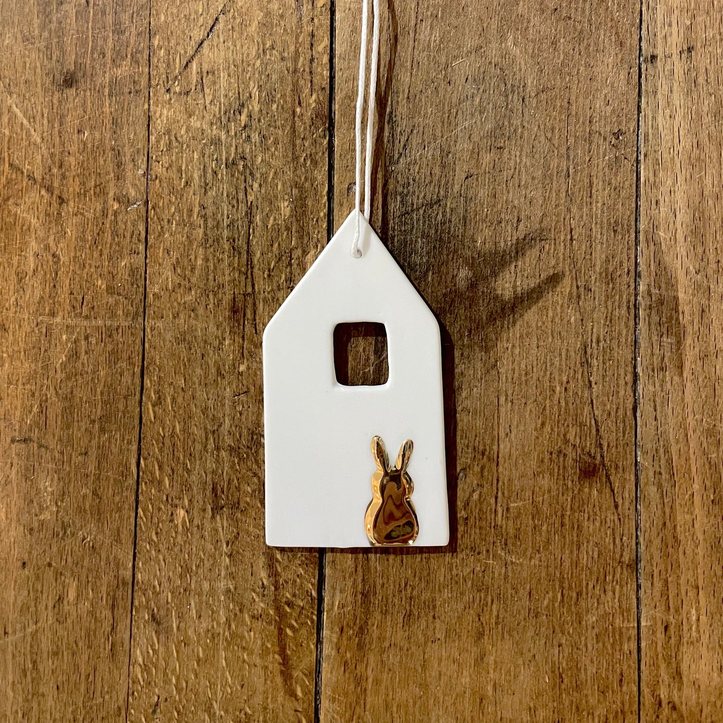 OSTERN Porzellananhänger HAUS