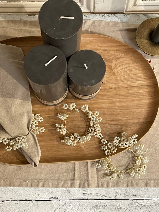 MINI Kranz mit Perlen