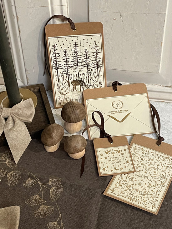 STEINPILZ gebeizt 4 cm