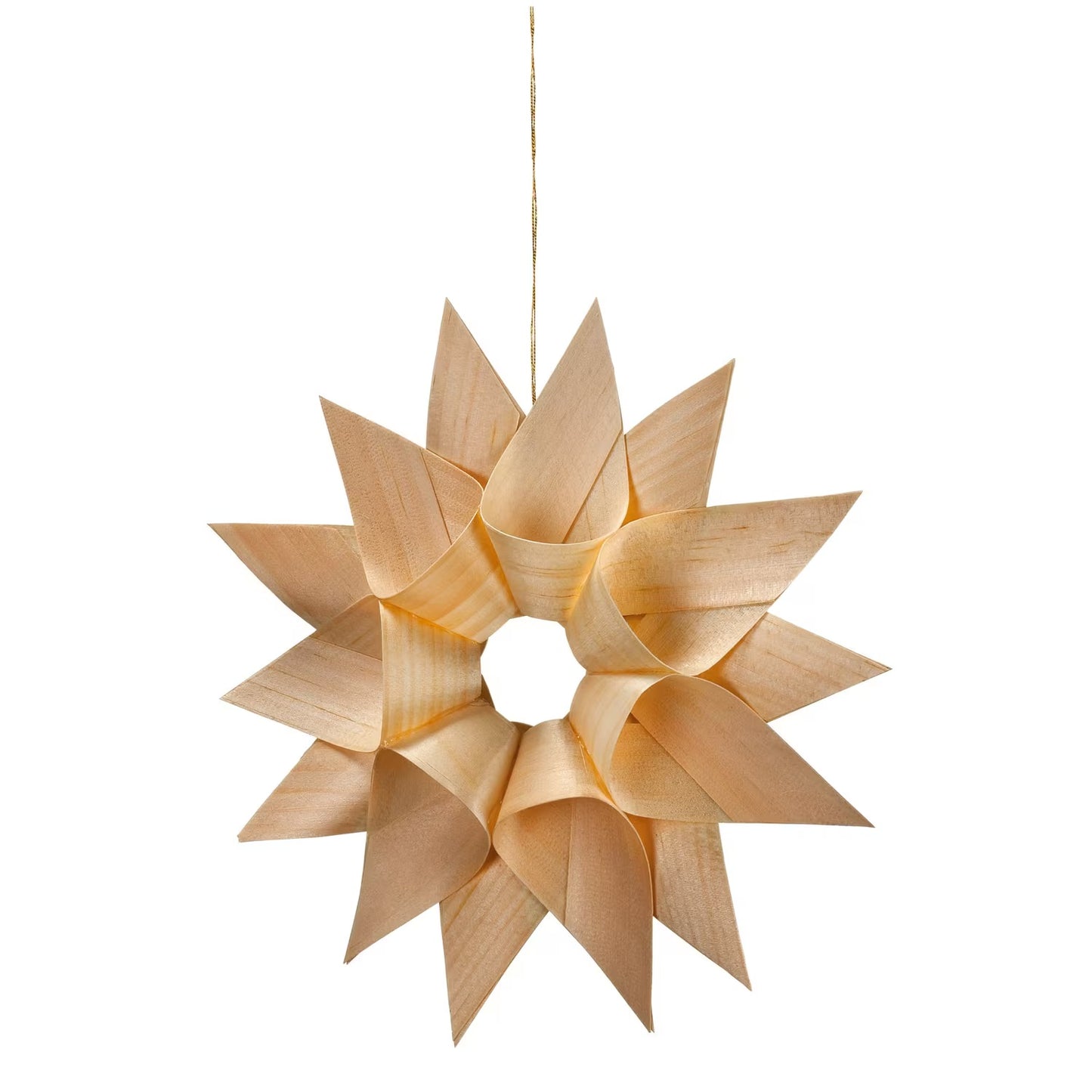 SPAN Tütenstern groß/ doppelt Natur