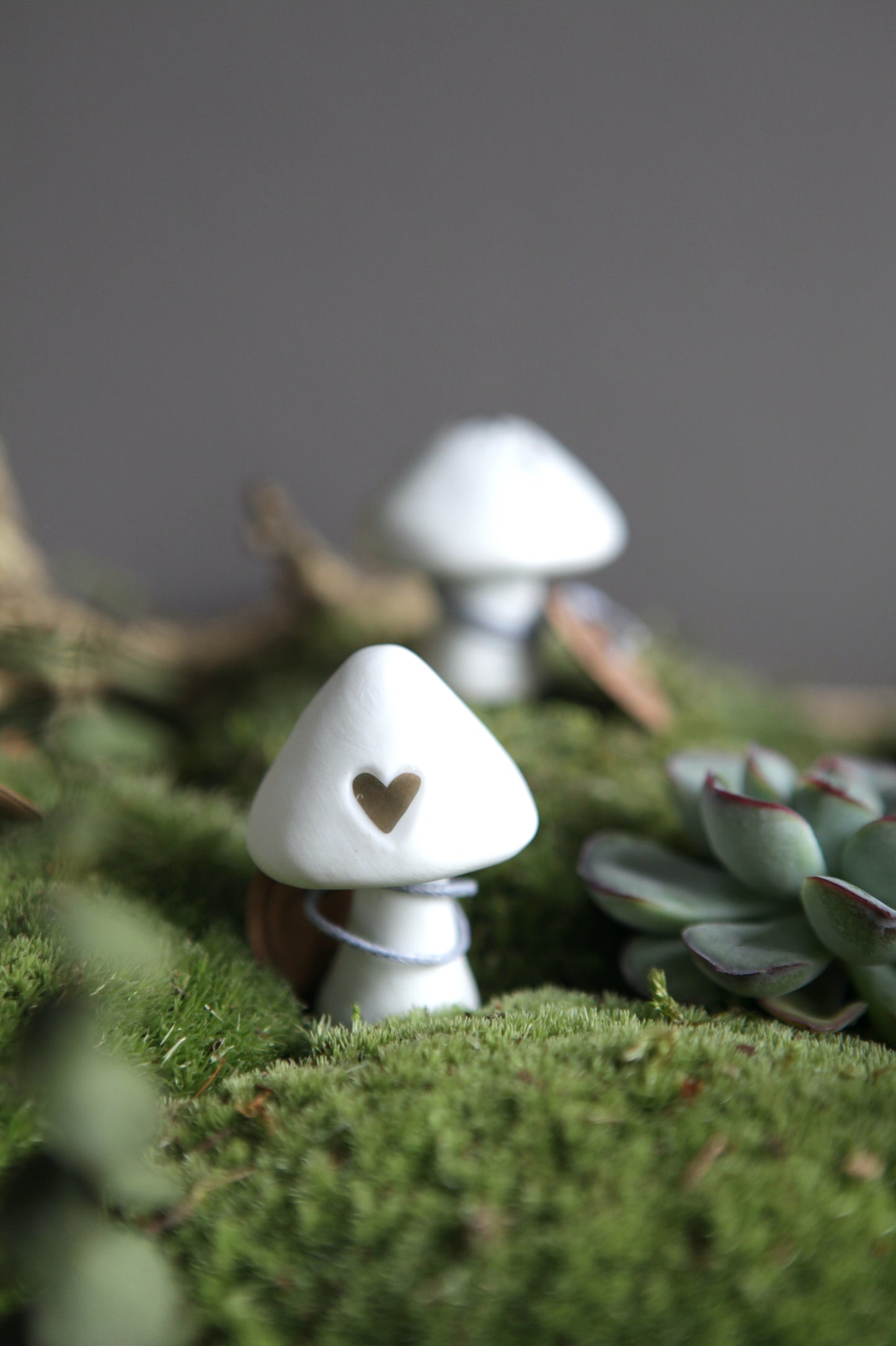 Glückspilz HERZ GOLD klein