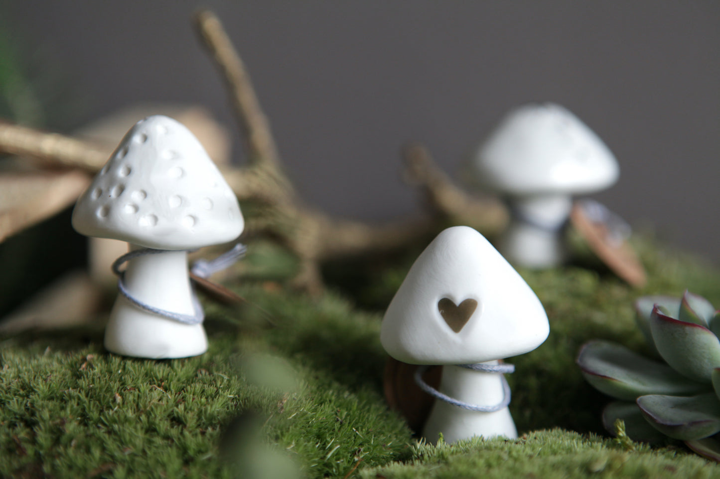 Glückspilz HERZ GOLD klein