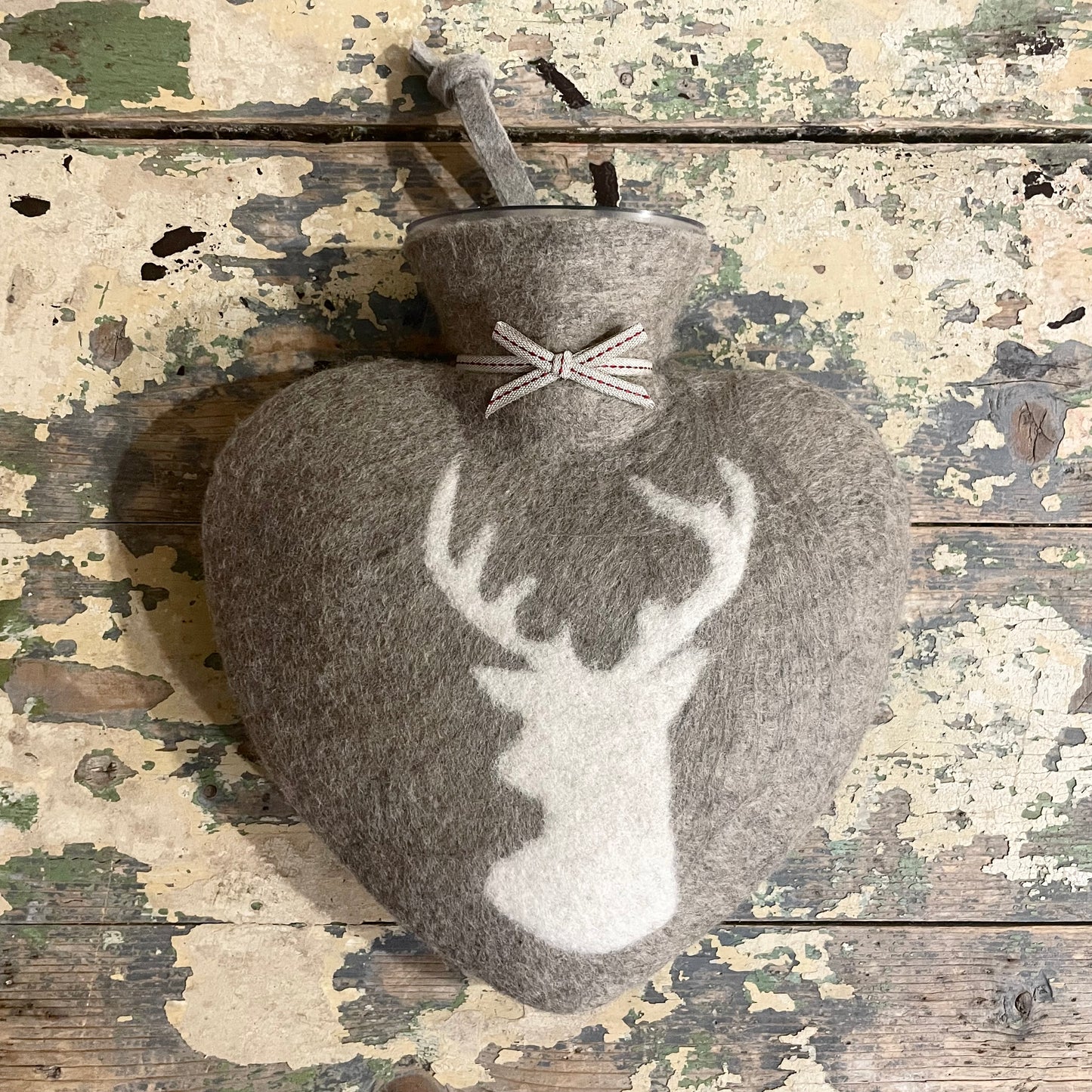 HERZ Wärmflasche HIRSCH