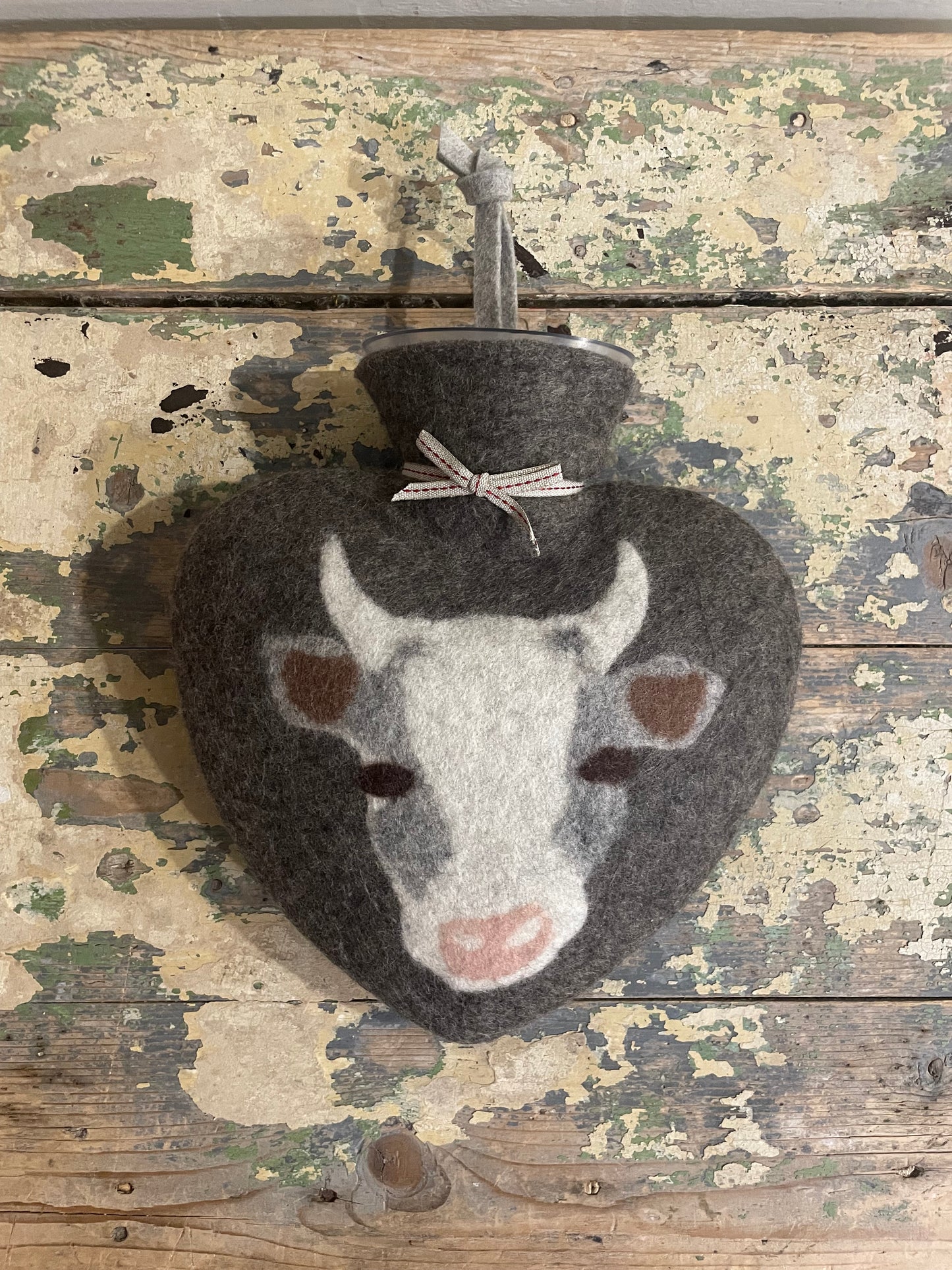 HERZ Wärmflasche KUH