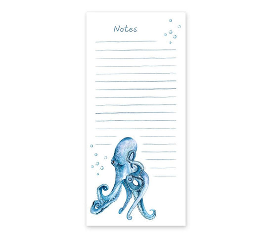 Notizblock Octopus Bubbles