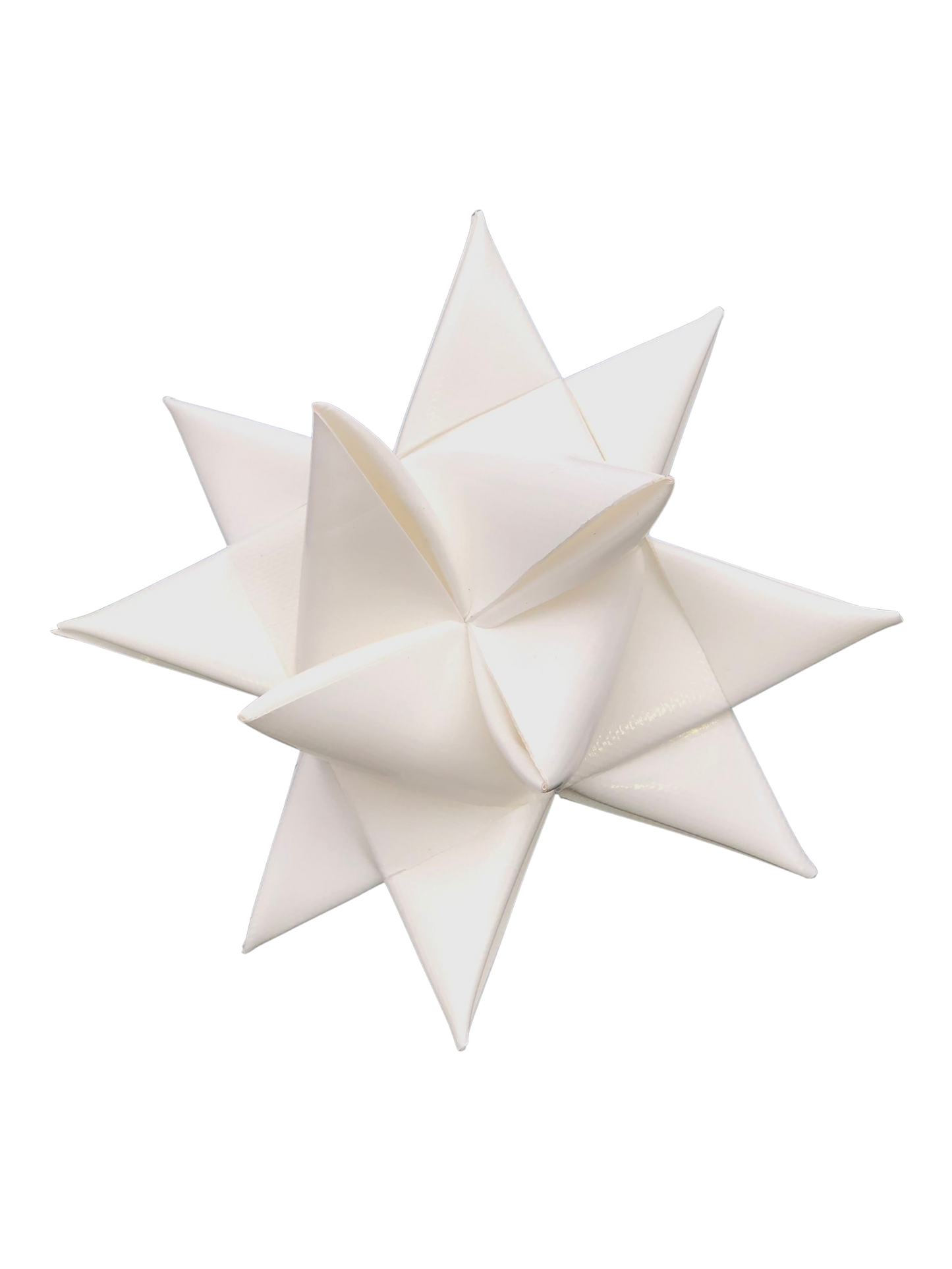 PLANE Fröbelstern WEIß 22 x 22 cm
