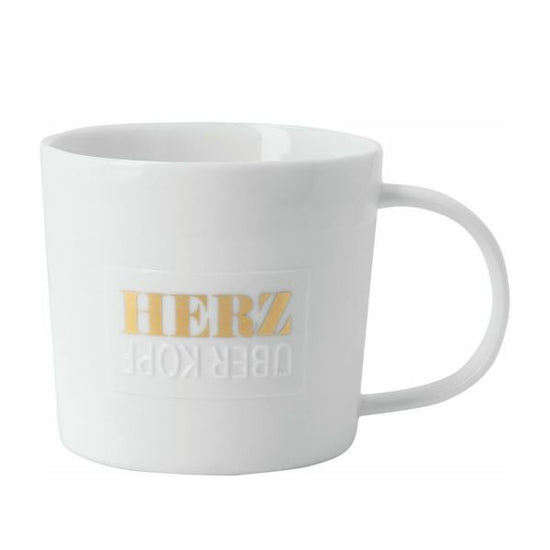 Poesiebecher HERZ ÜBER KOPF
