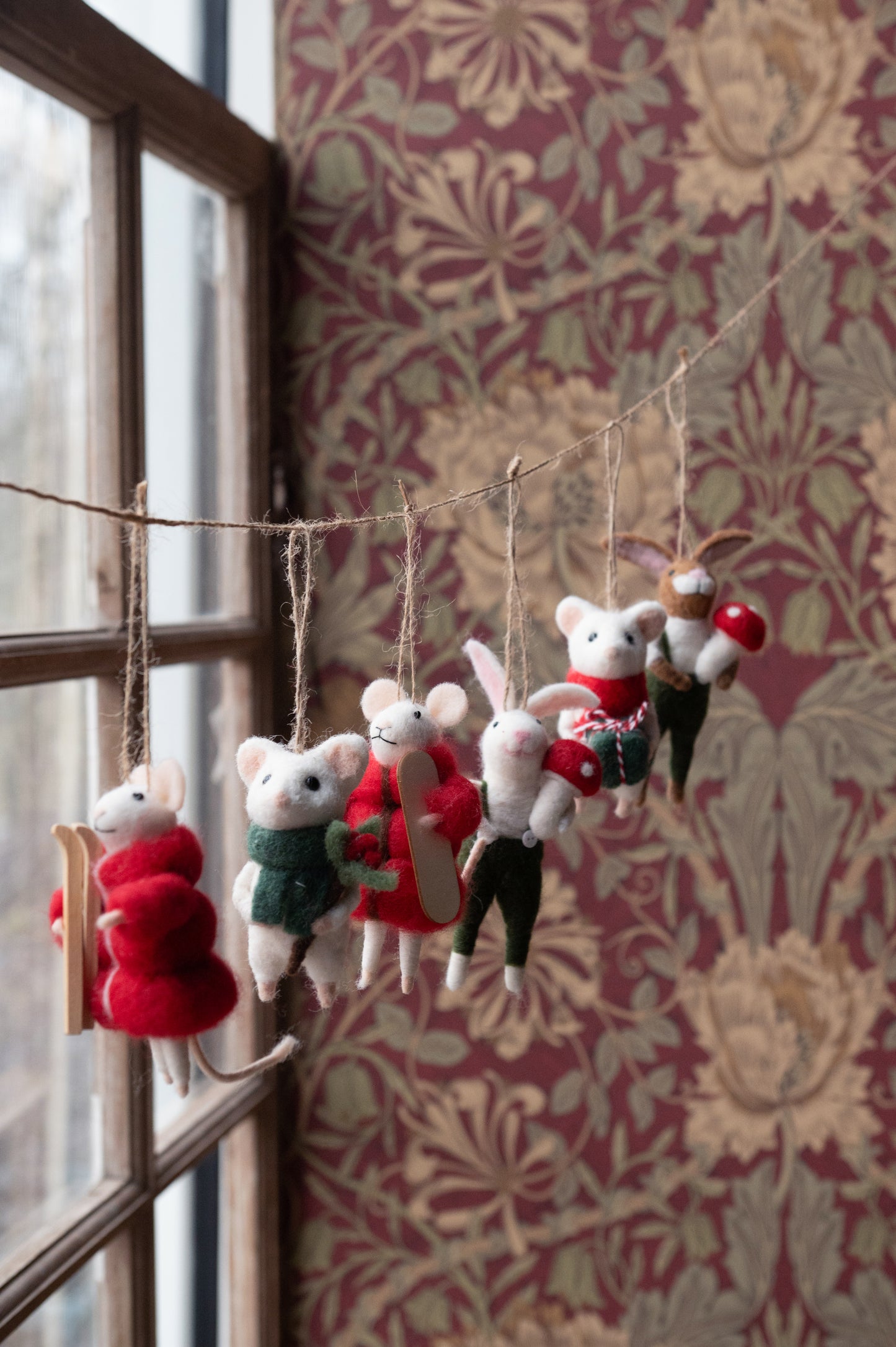 Filz Anhänger MAUS mit Geschenk