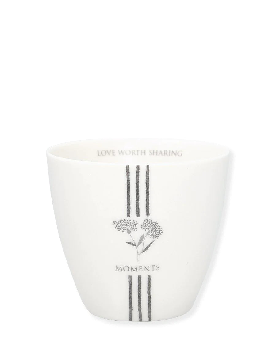 Latte Cup Sabine weiß