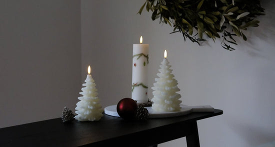 Christmas Pillar Candle W5,8 x H22 cm