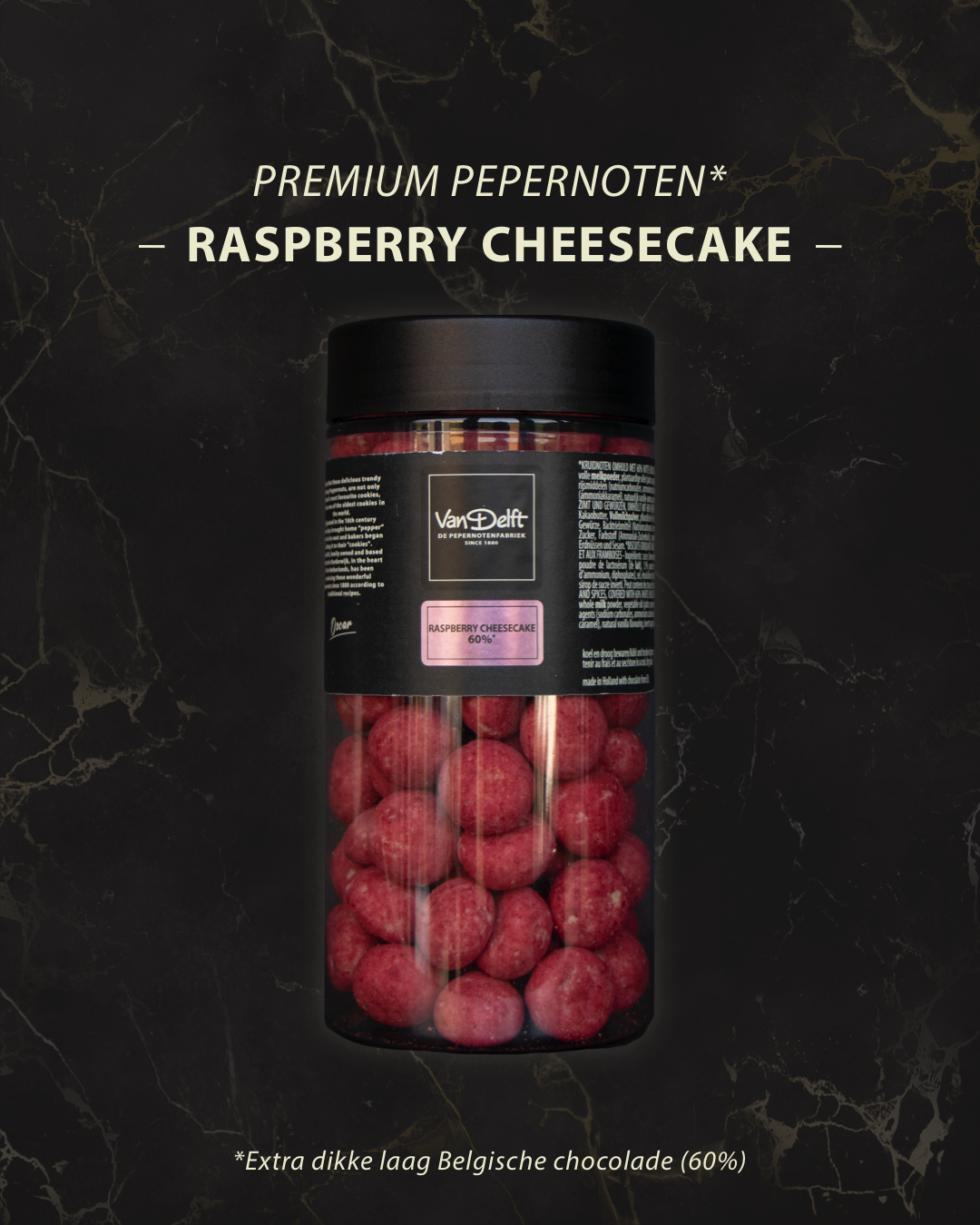 Van Delft Kekse RASPBEERY-CHEESECAKE Schokolade