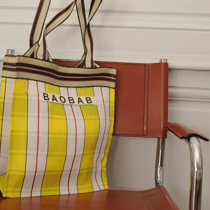 BAO BAG City Yellow/White
