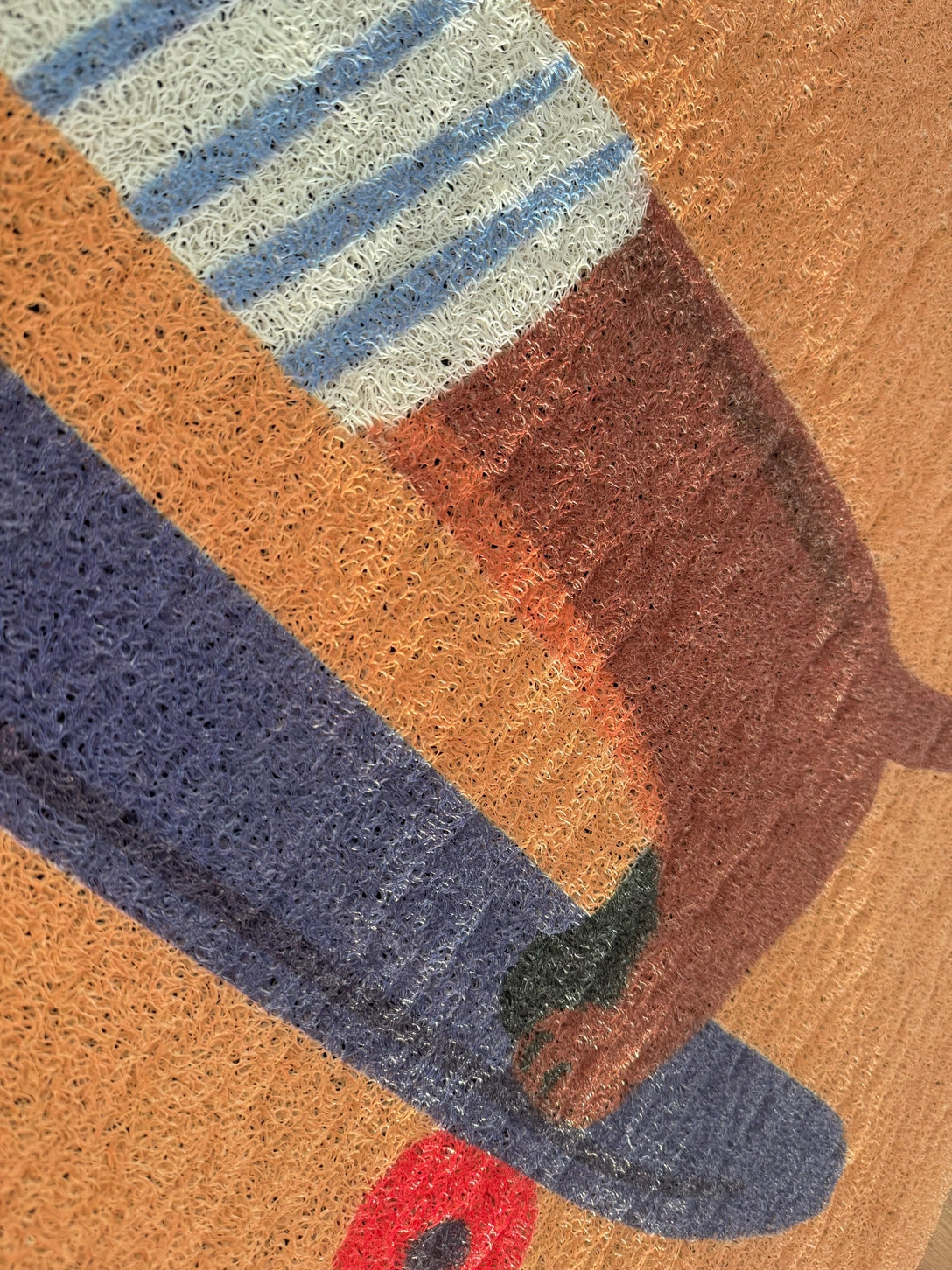 Rutschfeste Türmatte DACKEL 80 x 40 cm