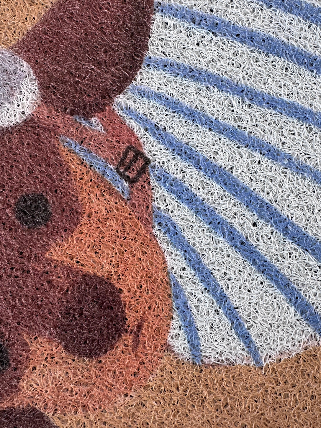 Rutschfeste Türmatte DACKEL 80 x 40 cm