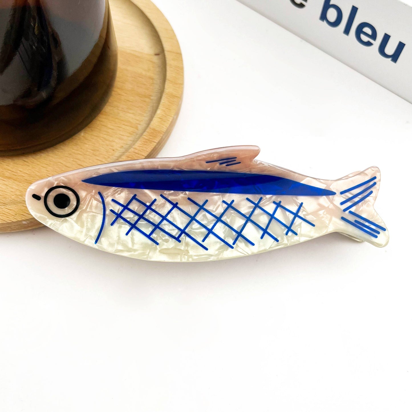 Haarklammer Sardine