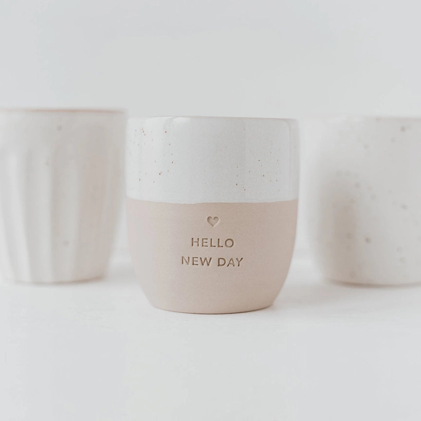Becher HELLO NEW DAY