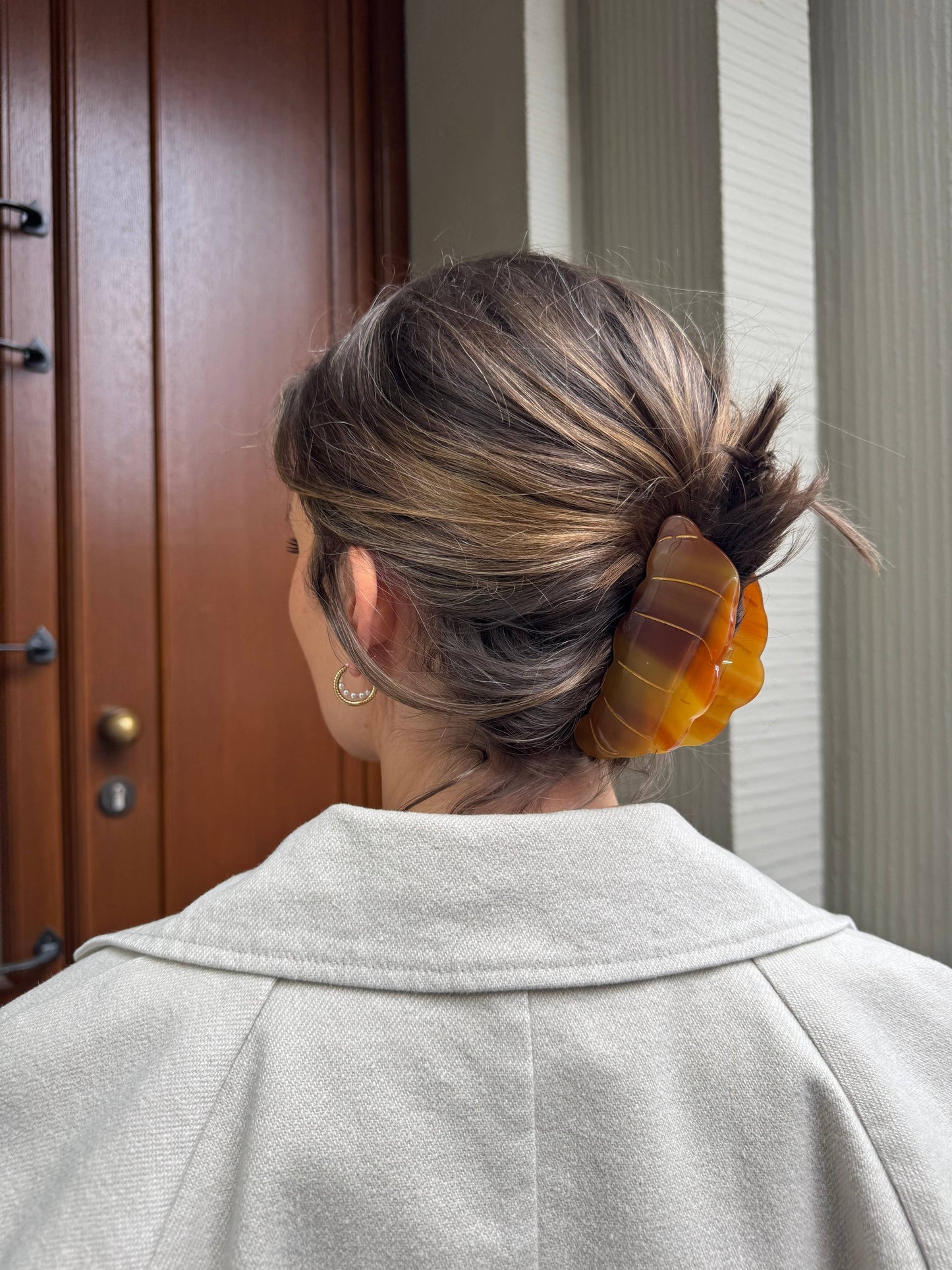 Haarspange Croissant