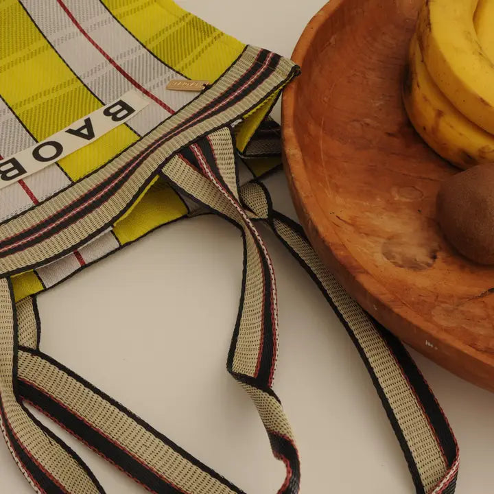 BAO BAG City Yellow/White