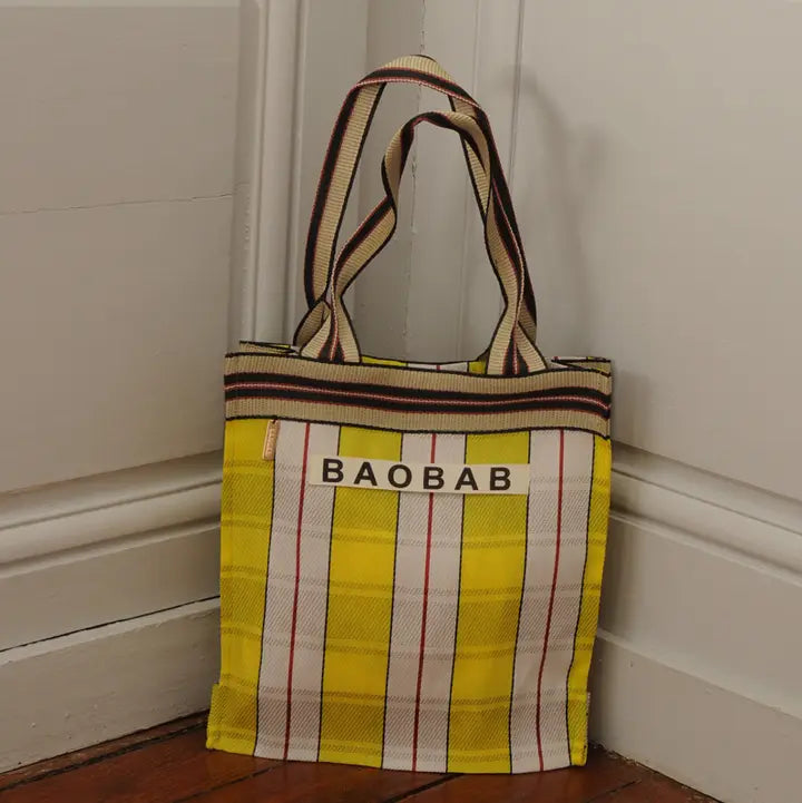 BAO BAG City Yellow/White
