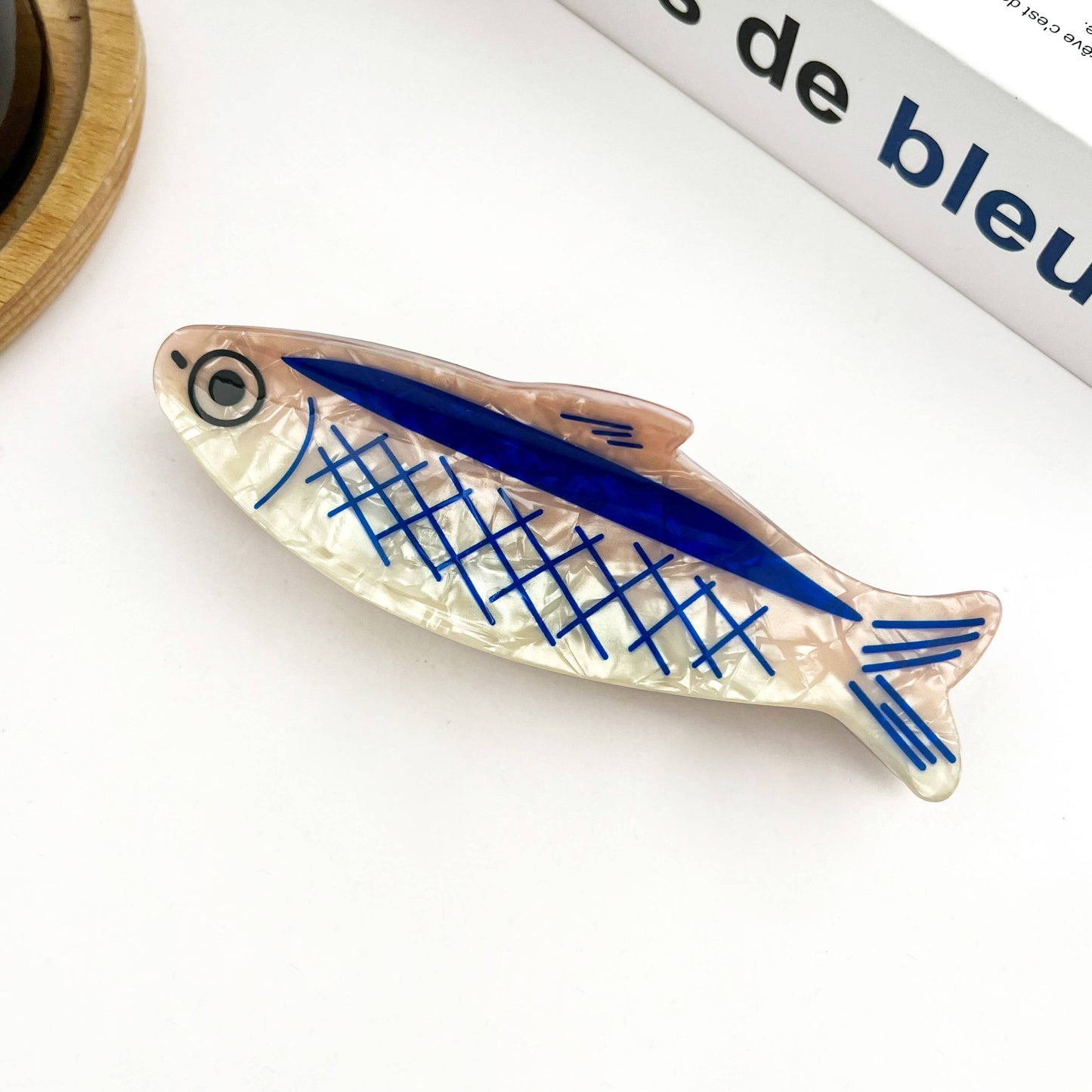 Haarklammer Sardine