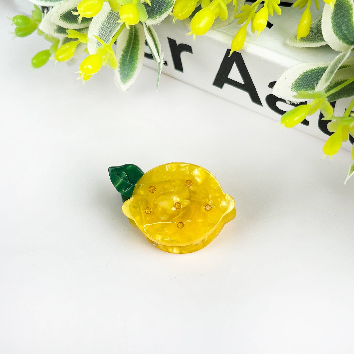 MINI Haarklammer Limone ( Zitrone )