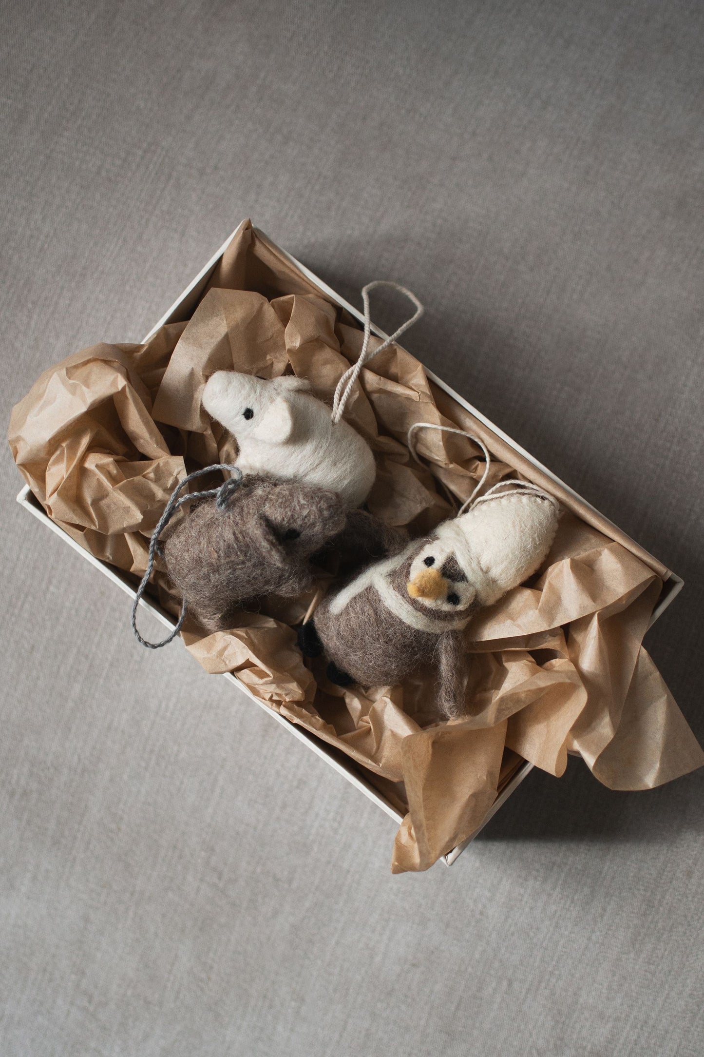 Filz Anhänger SCHWEINCHEN Braun